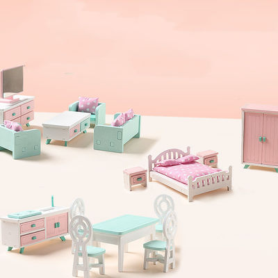 Brinquedos de Mini Montessori Wooden Girls Bedroom sem a rebarba