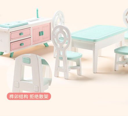 Brinquedos de Mini Montessori Wooden Girls Bedroom sem a rebarba