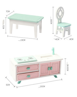 Brinquedos de Mini Montessori Wooden Girls Bedroom sem a rebarba