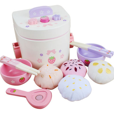 Fogão de arroz de madeira Toy For Kids Early Education
