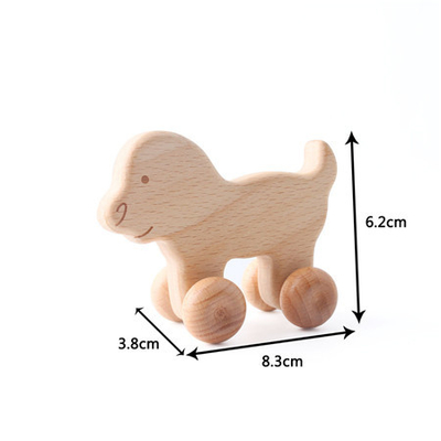 presente Toy Beech Wood Car Educational Montess da noz preta do carro de Toy Maple Car Mahogany Classic dos blocos de apartamentos do bebê 9/Style