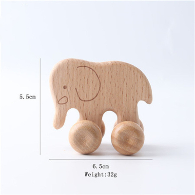 presente Toy Beech Wood Car Educational Montess da noz preta do carro de Toy Maple Car Mahogany Classic dos blocos de apartamentos do bebê 9/Style