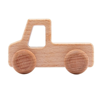 presente Toy Beech Wood Car Educational Montess da noz preta do carro de Toy Maple Car Mahogany Classic dos blocos de apartamentos do bebê 9/Style