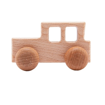 presente Toy Beech Wood Car Educational Montess da noz preta do carro de Toy Maple Car Mahogany Classic dos blocos de apartamentos do bebê 9/Style