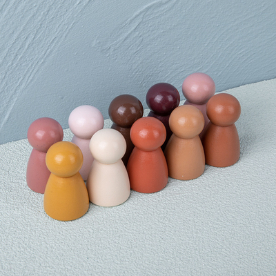 Brinquedo educacional de empilhamento criativo Não-tóxico de madeira do jogo do equilíbrio de Toy Safe DIY do bebê do bloco de apartamentos do arco-íris de Montessori