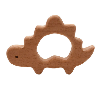 Forma animal de madeira da tartaruga da baleia da coala da tartaruga do produto comestível de Teethers do bebê