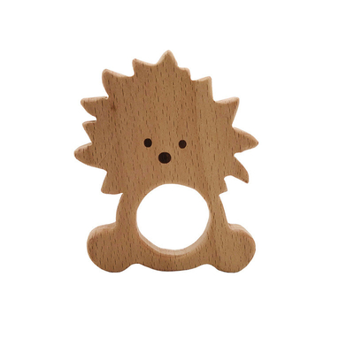 Forma animal de madeira da tartaruga da baleia da coala da tartaruga do produto comestível de Teethers do bebê