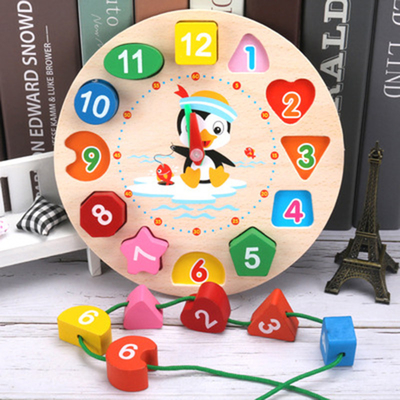 Os grânulos educacionais animais de Montessori do pulso de disparo frisado de madeira colorido de Digitas confundem os dispositivos que combinam o pulso de disparo Toy Kid