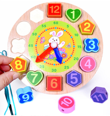 Os grânulos educacionais animais de Montessori do pulso de disparo frisado de madeira colorido de Digitas confundem os dispositivos que combinam o pulso de disparo Toy Kid