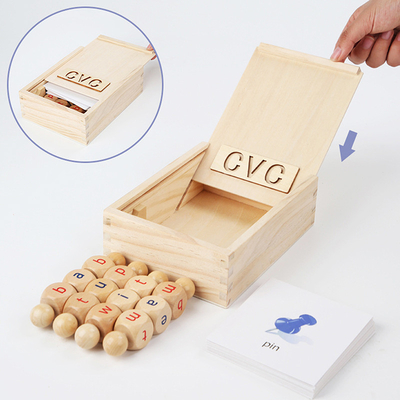 A leitura de madeira de Montessori obstrui a aprendizagem de gerencio de gerencio do alfabeto da letra