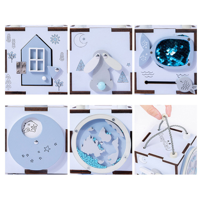 Placa ocupada de madeira unisex de Montessori das crianças para habilidades de motor finas Trave