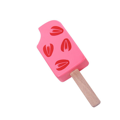 Brinquedos de madeira impressos do gelado 1pc para brinquedos prées-escolar do menino da menina