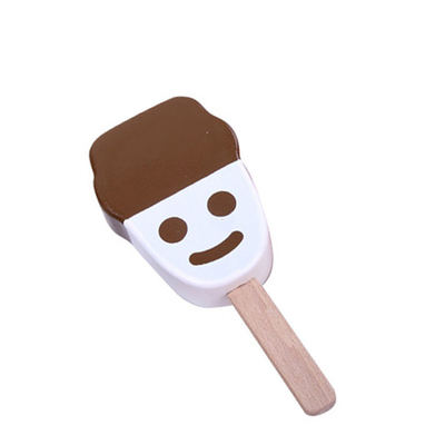 Brinquedos de madeira impressos do gelado 1pc para brinquedos prées-escolar do menino da menina