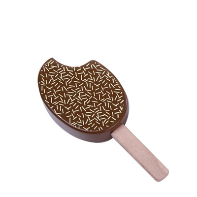Brinquedos de madeira impressos do gelado 1pc para brinquedos prées-escolar do menino da menina