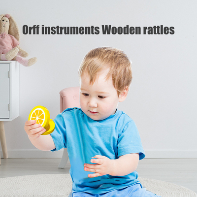 Brinquedos musicais de madeira para o bebê das crianças que agarra Montessori educacional