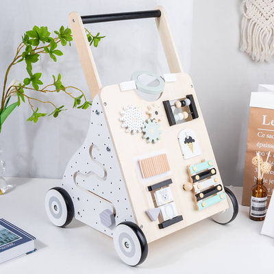 Simulação colorimétrica de destravagem cognitiva Walker Toy Montessori ocupado