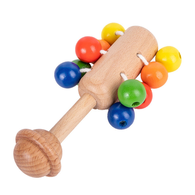 O ensino de Montessori ajuda à prática de madeira do copo da bola do ovo do cubo que agarra para infantes