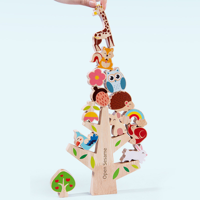 Forest Music Animal Balanced String de madeira perla os blocos de apartamentos educacionais