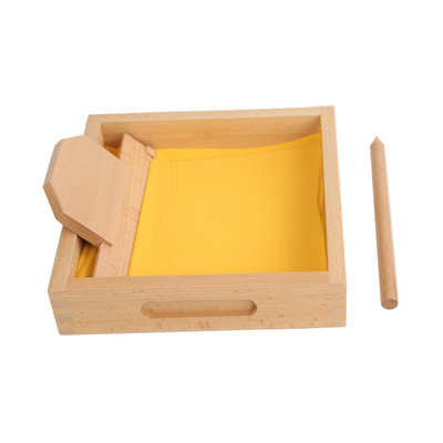 Discurso de Montessori da caixa da pintura de areia que ensina brinquedos educacionais