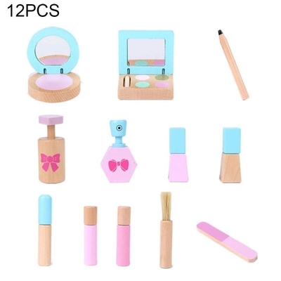 a simulação 12pcs/Set de madeira finge a composição Kit Toy For Girls do jogo
