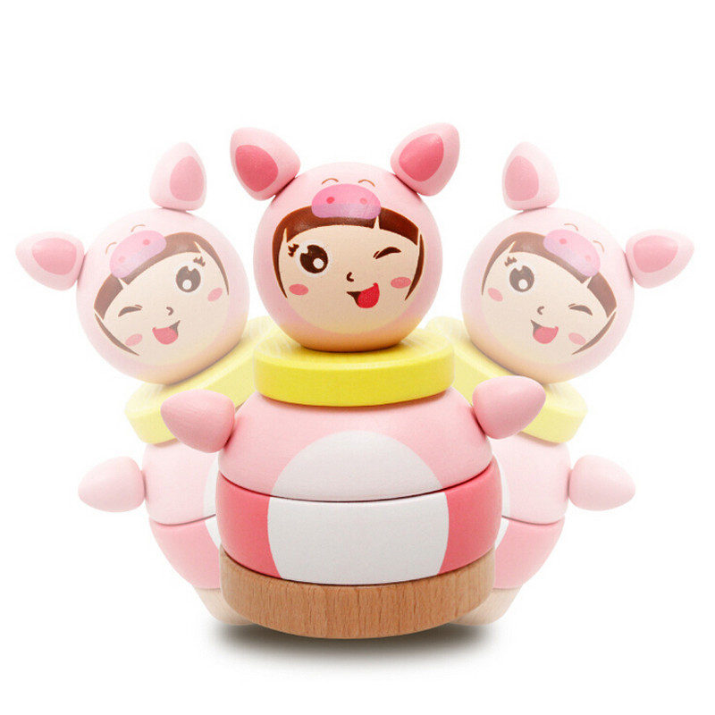 Secadora de roupa Doll Roly Poly Mobile Rattles Toy para o presente das crianças dos neonatos do bebê